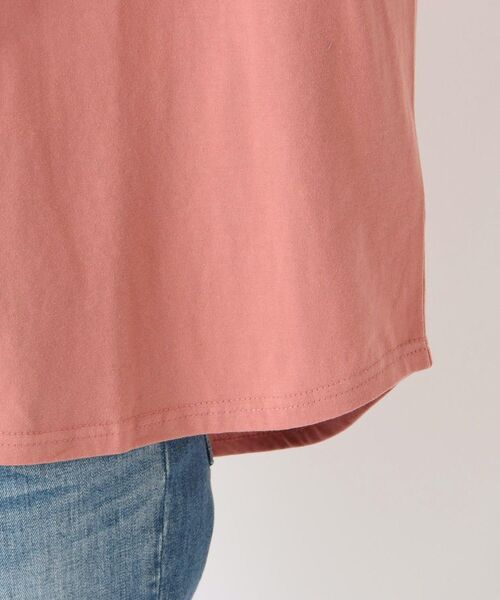 one'sterrace(ワンズテラス)の「コットンシャーリング 長袖ラグランプルオーバー(Tシャツ/カットソー・レディース・ベージュ系その他7/ピンク系9/アイボリー系8/ブラック系8・02)」の10枚目の写真