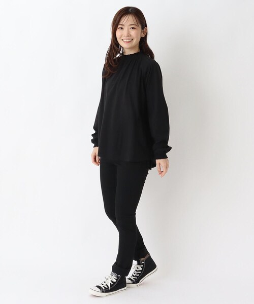 one'sterrace(ワンズテラス)の「コットンシャーリング 長袖ラグランプルオーバー(Tシャツ/カットソー・レディース・ベージュ系その他7/ピンク系9/アイボリー系8/ブラック系8・02)」の15枚目の写真