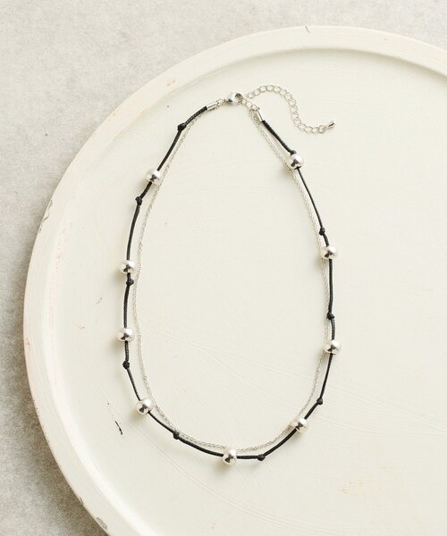 LIVETART（リヴェタート）の「ステーションネックレス（リング・レディース・シルバー・FREE）」の2枚目の写真