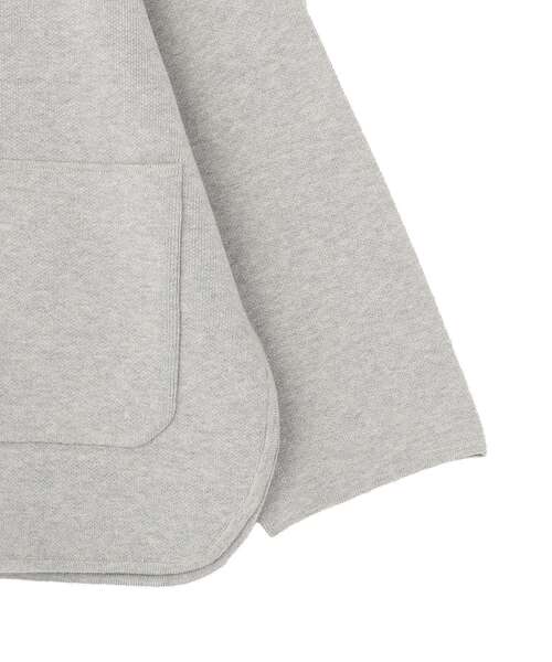 Wフェイスラウンドヘム ラグランニットカーディガン（カーディガン