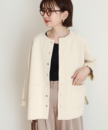 AMERICAN HOLIC | Wフェイスラウンドヘム ラグランニットカーディガン(カーディガン/ボレロ)