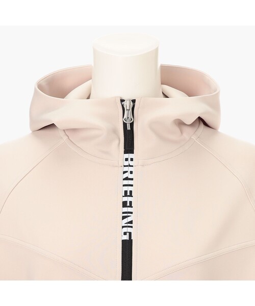 BRIEFING（ブリーフィング）の「【BRIEFING GOLF／ブリーフィングゴルフ】WOMEN’S 3D LOGO PARKA（ブルゾン・レディース・ベージュ/ブラック・M/S）」の7枚目の写真