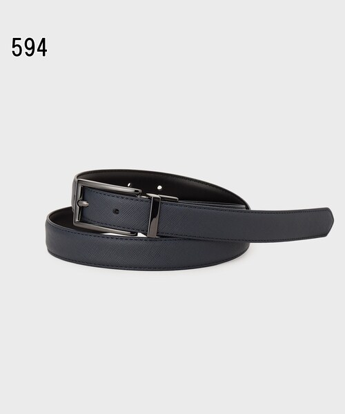 tk.TAKEO KIKUCHI（ティーケータケオキクチ）の「【２WAY】リバーシブルナローベルト（ベルト・メンズ・ブラック系4/ネイビー系4/ブラウン系その他5・00）」の16枚目の写真
