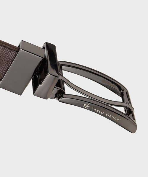 tk.TAKEO KIKUCHI（ティーケータケオキクチ）の「【２WAY】リバーシブルナローベルト（ベルト・メンズ・ブラック系4/ネイビー系4/ブラウン系その他5・00）」の5枚目の写真