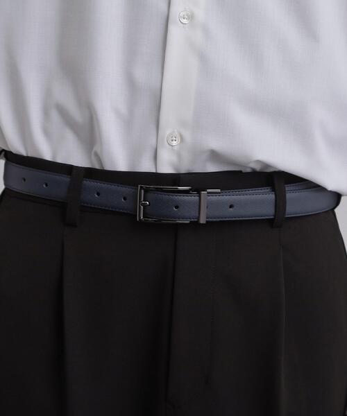 tk.TAKEO KIKUCHI（ティーケータケオキクチ）の「【２WAY】リバーシブルナローベルト（ベルト・メンズ・ブラック系4/ネイビー系4/ブラウン系その他5・00）」の7枚目の写真
