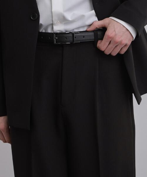 tk.TAKEO KIKUCHI（ティーケータケオキクチ）の「【２WAY】リバーシブルナローベルト（ベルト・メンズ・ブラック系4/ネイビー系4/ブラウン系その他5・00）」の11枚目の写真