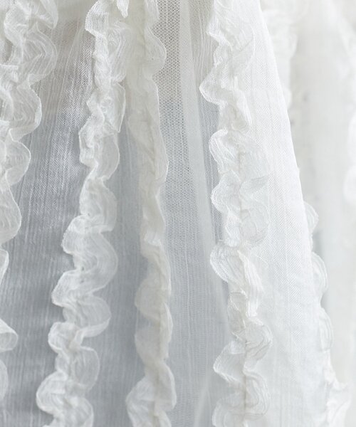 DISCOAT(ディスコート)の「シアージャガードバルーンキャミ(キャミソール・レディース・サックスブルー/アイボリー/ブラック・FREE)」の5枚目の写真