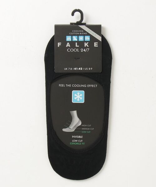 BRILLA per il gusto（ブリッラペルイルグースト）の「FALKE COOL24/7IV（ソックス/靴下・メンズ・ネイビー/ブラック/ブラック系その他4/ホワイト・ONE SIZE）」の2枚目の写真