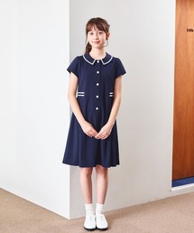 CHOPIN（ショパン）の「【速乾、接触冷感】COOLMAXラインワンピース(ジュニア 140~160cm)（ワンピース）」