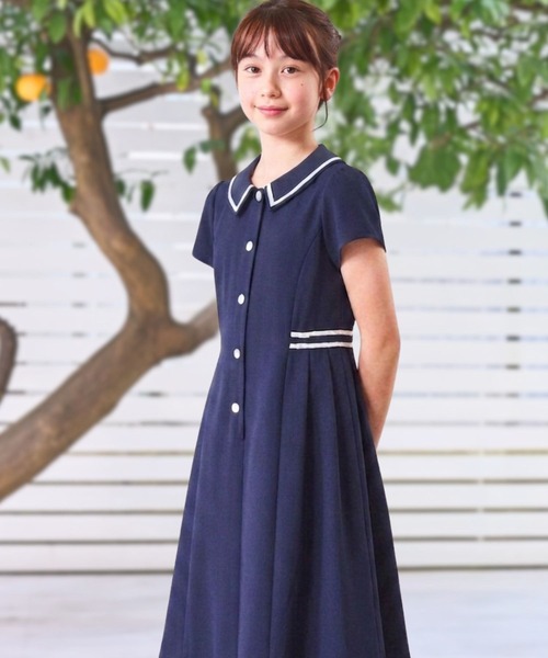 セール】【速乾、接触冷感】COOLMAXラインワンピース（ジュニア/140