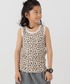 chil2（チルツー）の「総柄リブ素材 タンクトップ（タンクトップ・140cm）」