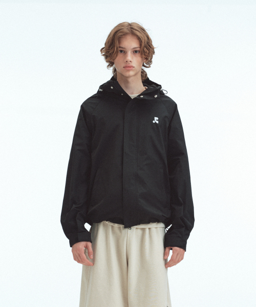 GORPCORE HOOD JACKET - BLACK（ナイロンジャケット