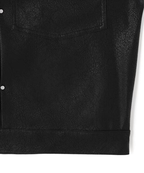 DankeSchon/ダンケシェーン/FAUX LEATHER 2nd JACKET（その他アウター