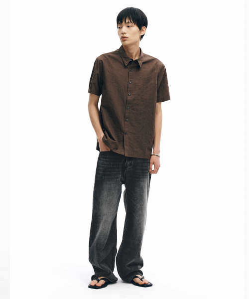 INTEMPOMOOD（インテンポムード）の「シャインウォッシングデニムパンツ_ブラック（デニムパンツ・メンズ・ブラック・SMALL/MEDIUM/LARGE/X-LARGE）」の5枚目の写真