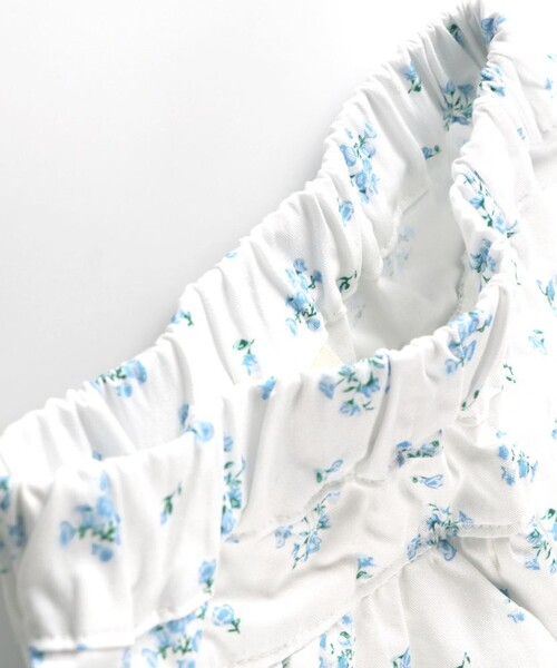 BRANSHES（ブランシェス）の「フリルスカート風ショートパンツ（その他パンツ・キッズ・ブラック/サックスブルー/カラフル/ベージュ/アイボリー/チャコールグレー・100/120/150/140/110/130/90）」の7枚目の写真