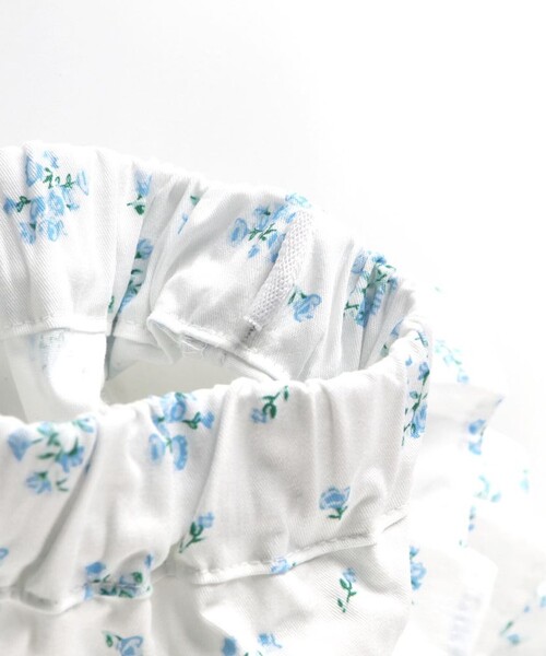 BRANSHES（ブランシェス）の「フリルスカート風ショートパンツ（その他パンツ・キッズ・ブラック/サックスブルー/カラフル/ベージュ/アイボリー/チャコールグレー・100/120/150/140/110/130/90）」の8枚目の写真