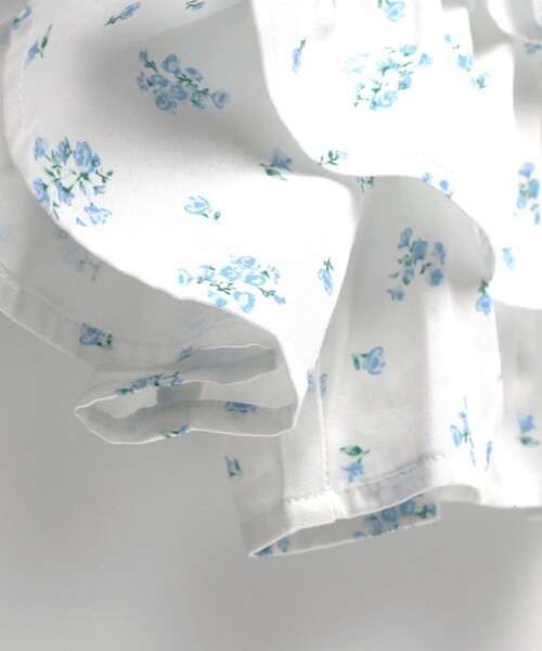 BRANSHES（ブランシェス）の「フリルスカート風ショートパンツ（その他パンツ・キッズ・ブラック/サックスブルー/カラフル/ベージュ/アイボリー/チャコールグレー・100/120/150/140/110/130/90）」の10枚目の写真