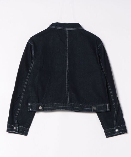 Ritzy(リッツィー)の「ショート丈 デニムジャケット Gジャン(デニムジャケット・レディース・インディゴブルー・M/L)」の3枚目の写真