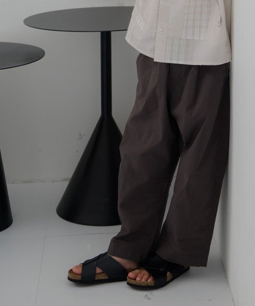 MAKE YOUR DAY(メイクユアデイ)の「9.5分丈バルーンパンツ■80~140cm(その他パンツ・キッズ・ブラウン/サックスブルー/チャコールグレー・140/130/120/110/100/90/80)」の2枚目の写真