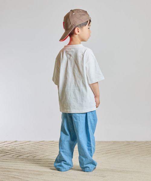 MAKE YOUR DAY(メイクユアデイ)の「9.5分丈バルーンパンツ■80~140cm(その他パンツ・キッズ・ブラウン/サックスブルー/チャコールグレー・140/130/120/110/100/90/80)」の6枚目の写真