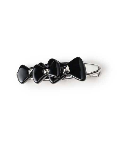 BEAMS BOY（ビームスボーイ）の「ATOLASOLAS / hair crip 2SET（バレッタ/ヘアクリップ・レディース・ブラック/ホワイト/レッド・ONE SIZE）」の2枚目の写真