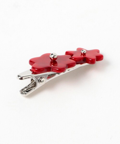 BEAMS BOY（ビームスボーイ）の「ATOLASOLAS / hair crip 2SET（バレッタ/ヘアクリップ・レディース・ブラック/ホワイト/レッド・ONE SIZE）」の8枚目の写真