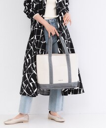 OPAQUE.CLIP | バイカラー帆布BIGトート(トートバッグ)