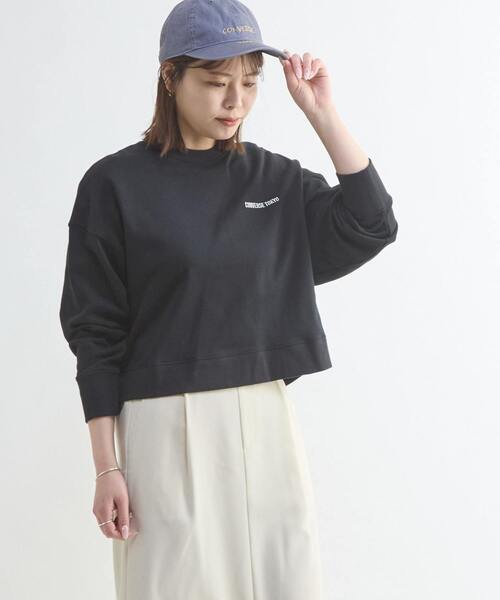 CONVERSE TOKYO（コンバーストウキョウ）の「WASHED EMBROIDERED LOGO CAP（キャップ・レディース・ブラウン/ブラック/ブルー・FREE）」の6枚目の写真