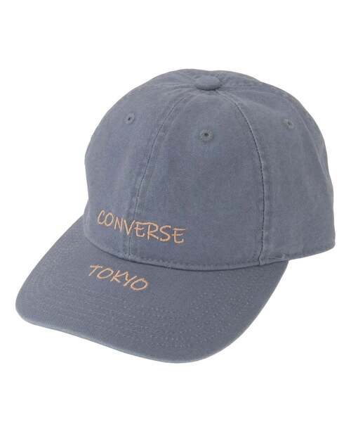 CONVERSE TOKYO(コンバーストウキョウ)の「WASHED EMBROIDERED LOGO CAP(キャップ・レディース・ブラウン/ブラック/ブルー・FREE)」の18枚目の写真
