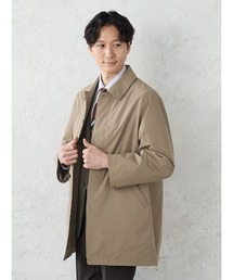 Perfect Suit FActory（パーフェクトスーツファクトリー）の「タフタワッシャー　比翼ステンカラーコート　ブラック/ベージュ/ネイビー（その他アウター）」