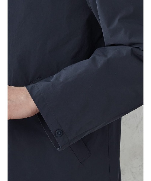 Perfect Suit FActory(パーフェクトスーツファクトリー)の「タフタワッシャー 比翼ステンカラーコート ブラック/ベージュ/ネイビー(その他アウター・メンズ・ベージュ/ネイビー/ブラック・LL/L/M)」の15枚目の写真