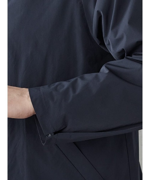 Perfect Suit FActory(パーフェクトスーツファクトリー)の「タフタワッシャー 比翼ステンカラーコート ブラック/ベージュ/ネイビー(その他アウター・メンズ・ベージュ/ネイビー/ブラック・LL/L/M)」の16枚目の写真