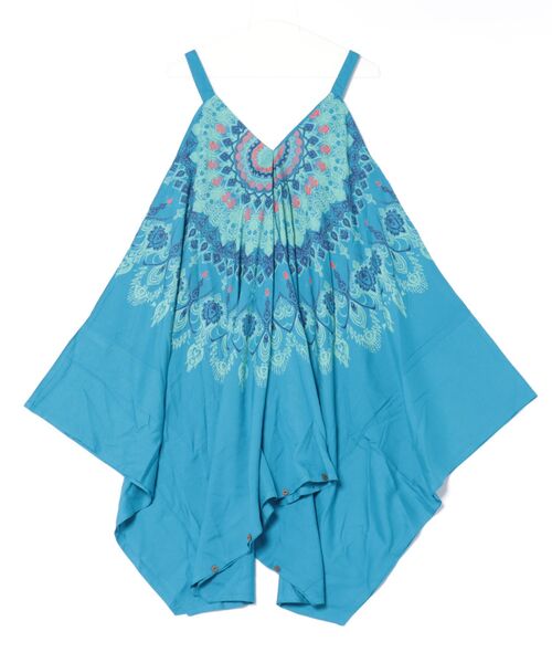 チャイハネ（チャイハネ）の「【チャイハネ】レレリアキャミワンピース サロペット2WAY（ワンピース・レディース・ブルー/ブラック/ホワイト・FREE）」の19枚目の写真