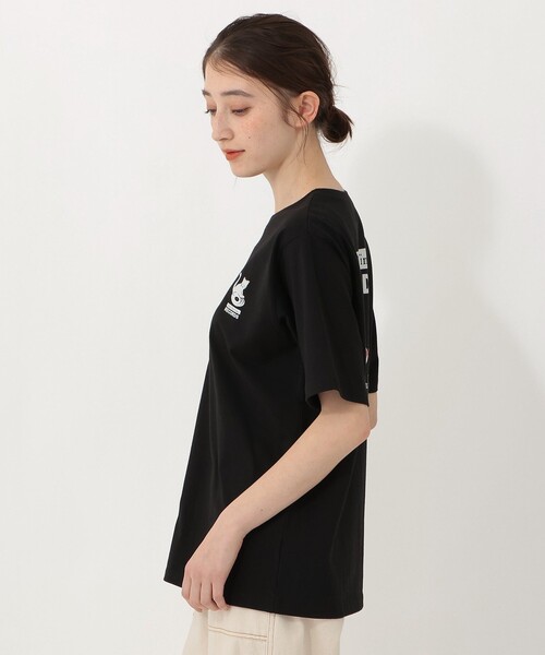 Afternoon Tea（アフタヌーンティー）の「【オンラインストア・一部店舗限定】プリントTシャツ/Cat's NapTime（Tシャツ/カットソー・レディース・ブラック・MEDIUM）」の6枚目の写真