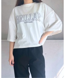 ロゴワイドカットソー