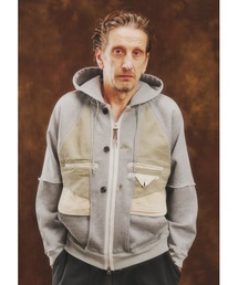 elephant TRIBAL fabrics | elephant TRIBAL fabrics Inside Out Zip Hoodie(パーカー)