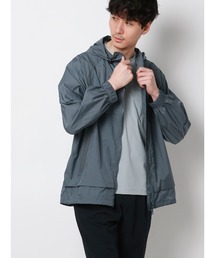 SUIT SQUARE | FLAT フードアウター ウォッシャブル UVカット 軽量 ナイロンワッシャー 無地(その他アウター)