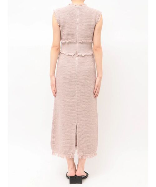 TONAL(トーナル)の「サマーツイードリブニットワンピース(ワンピース・レディース・ブラウン/ピンク/グレー・MEDIUM)」の14枚目の写真