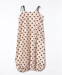 sandy（サンディー）の「フロッキードットタフタバルーンキャミOP（ワンピース）」