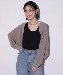 Mystrada（マイストラーダ）の「洗える半袖シアーニット（ニット