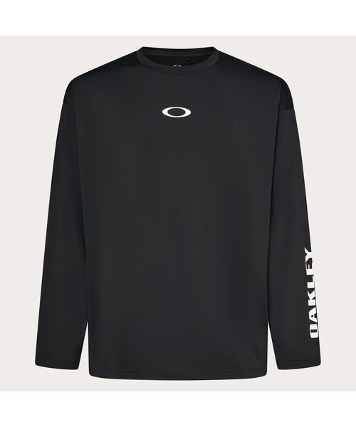 OAKLEY(オークリー)の「オークリー ENHANCE QD LS TEE BOLD EVO 4.0 Tシャツ/メンズ/MENS/OAKLEY(Tシャツ/カットソー・メンズ・ブラック/ホワイト・L/M/S/XS)」の3枚目の写真