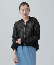 LEPSIM | 3Dレースギャザーブルゾン　653985(ブルゾン)