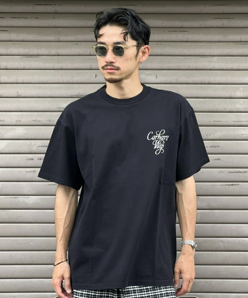 Carhartt(カーハート)の「【Carhartt WIP】S/S VESTIGE T-SHIRT(Tシャツ/カットソー・メンズ・ブラック/ホワイト・MEDIUM/X-LARGE/LARGE)」の2枚目の写真