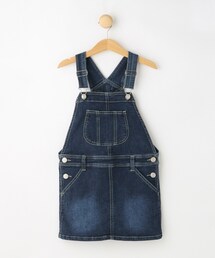 Dessin（デッサン）の「ハイストレッチデニムジャンパースカート（ワンピース）」