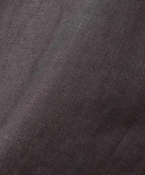 NANO universe（ナノユニバース）の「European Flax ダブル6Bジャケット(セットアップ可)（テーラードジャケット・レディース・ブラウン/グレー系その他4/チャコール・M/S）」の12枚目の写真