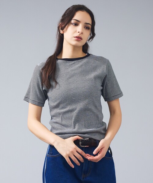 ABAHOUSE（アバハウス）の「Puntale Leather Plain Belt / ウエスタンベルト/プンターレ レザーメッシュベルトレザーメッシュベルト/ユニセックス（ベルト・メンズ・ブラック/ダークブラウン・フリー）」の3枚目の写真