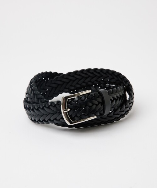 ABAHOUSE（アバハウス）の「Puntale Leather Plain Belt / ウエスタンベルト/プンターレ レザーメッシュベルトレザーメッシュベルト/ユニセックス（ベルト・メンズ・ブラック/ダークブラウン・フリー）」の9枚目の写真