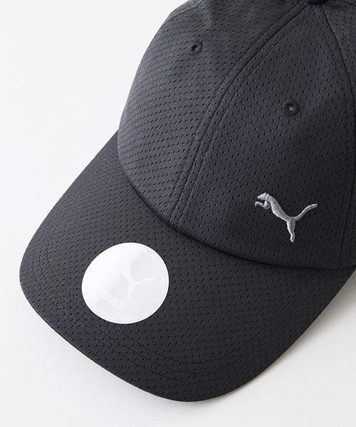 PUMA（プーマ）の「【PUMA/プーマ】ワンポイント刺繍メッシュキャップ（キャップ・メンズ・ホワイト/ブラック/ネイビー・FREE）」の4枚目の写真