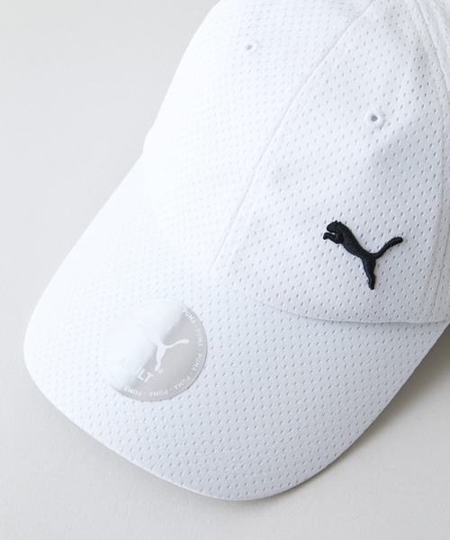 PUMA（プーマ）の「【PUMA/プーマ】ワンポイント刺繍メッシュキャップ（キャップ・メンズ・ホワイト/ブラック/ネイビー・FREE）」の11枚目の写真