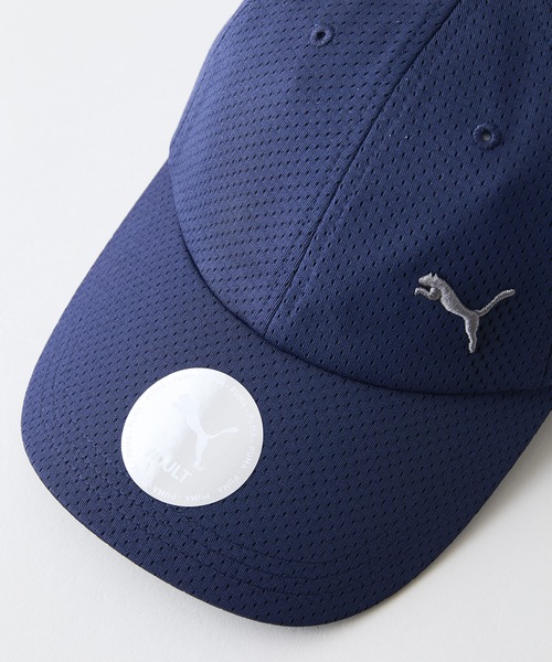 PUMA（プーマ）の「【PUMA/プーマ】ワンポイント刺繍メッシュキャップ（キャップ・メンズ・ホワイト/ブラック/ネイビー・FREE）」の12枚目の写真